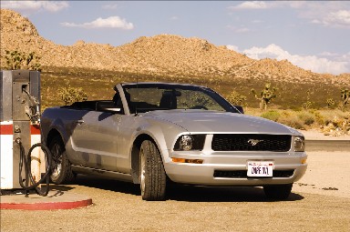 “DARE” Production Diary Photo - Day 6; Mustang Convertible Used in “DARE”